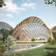Illustration for article titled These Futuristic Villas Would Produce More Energy Than They Consume